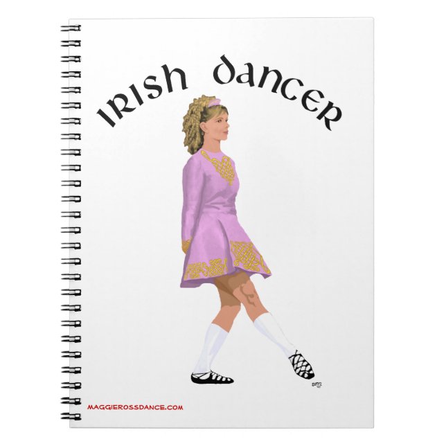 Irish Step Dancer Journal - Soft Shoe Notizblock (Vorderseite)