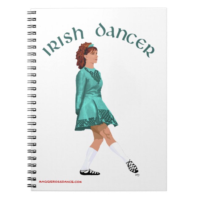 Irish Step Dancer Journal - Soft Shoe Notizblock (Vorderseite)