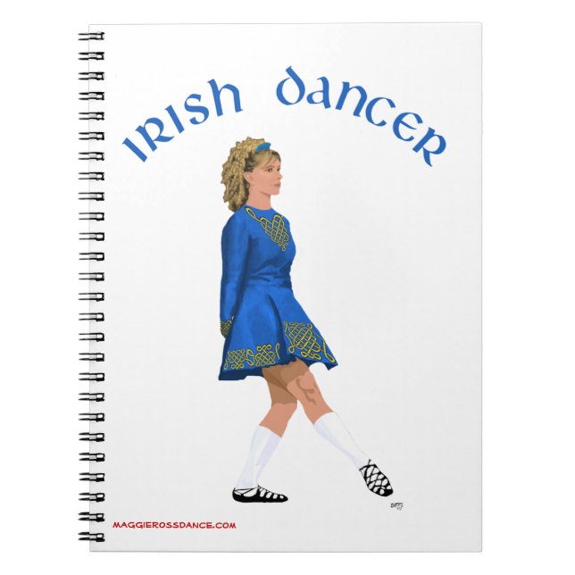 Irish Step Dancer Journal - Soft Shoe Notizblock (Vorderseite)