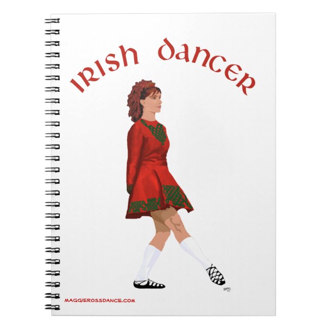 Irish Step Dancer Journal - Soft Shoe Notizblock (Vorderseite)