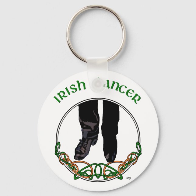 Irish Step Dancer - Male Schlüsselanhänger (Vorderseite)