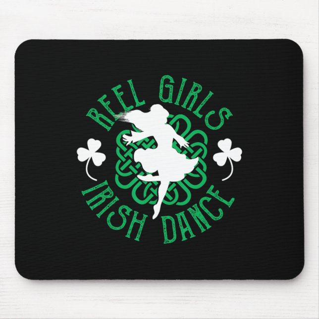 Irish Step Dancer Step Dancing Reel Girls II Mousepad (Vorne)