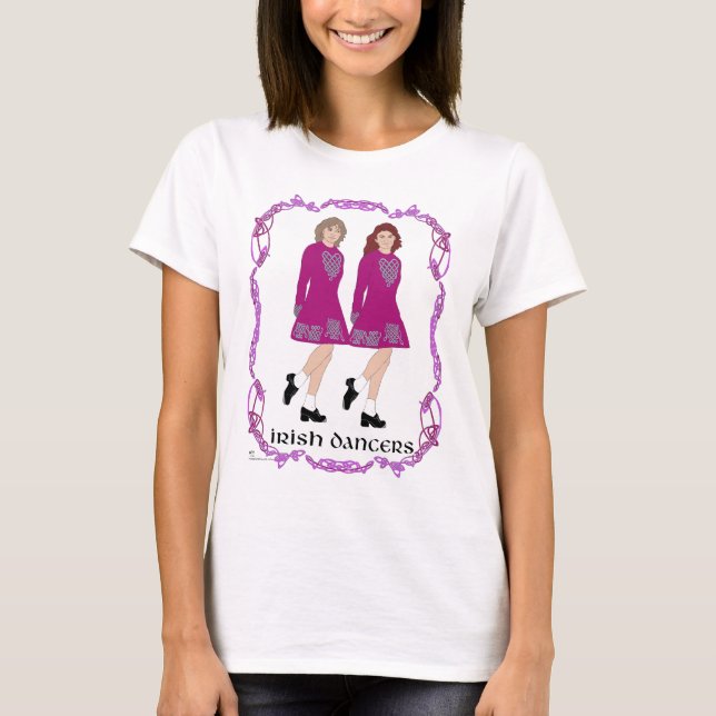 Irish Step Dancers  T-Shirt (Vorderseite)