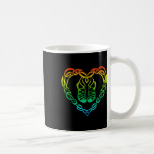 Irish Step Dancing Celtic Knot Heart T Shirt Gift Kaffeetasse