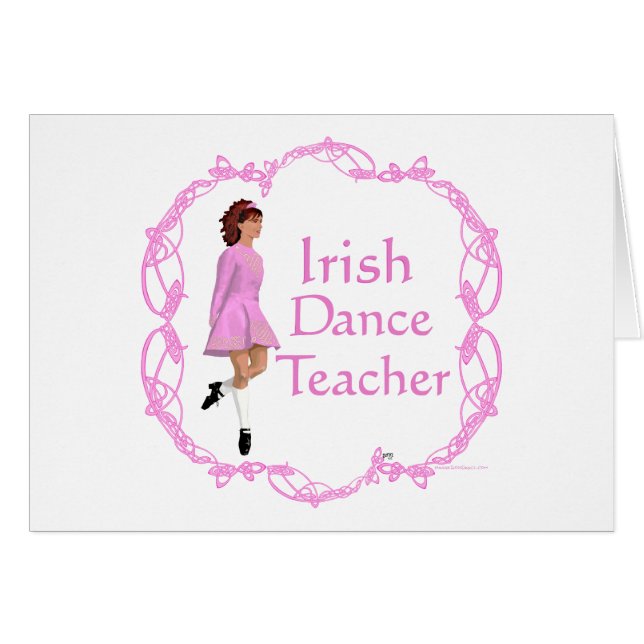 Irish Step Tance Teacher - Pink (Vorderseite (Horizontal))
