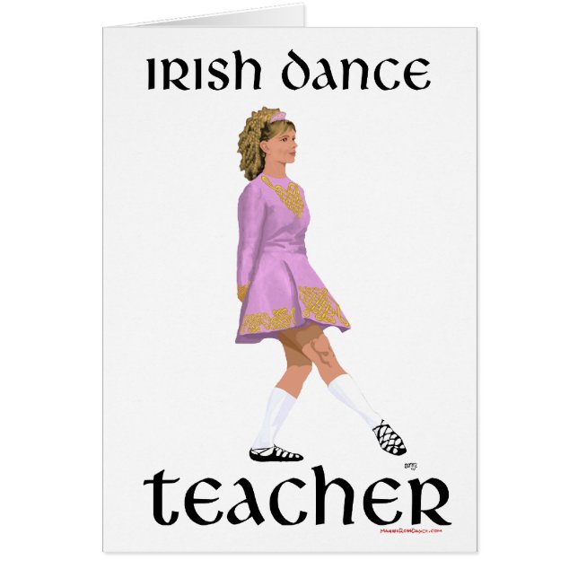Irish Step Tance Teacher - Pink Soft Shoe (Vorne)