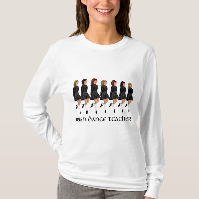 Irish Step Tance Teacher T-Shirt (Vorderseite)