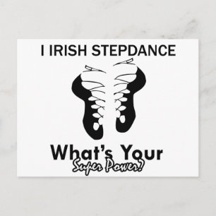 Irish Step Tanzdesigns Postkarte