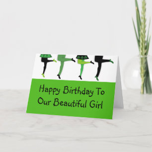 Irish Stepdancers' Legs Karte