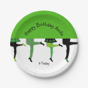 Irish Stepdancers' Legs Pappteller