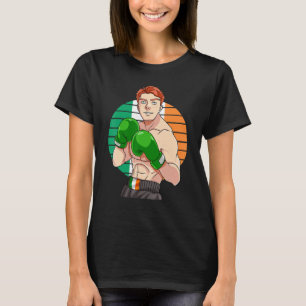 Irish Stolz auf Boxen Irland-Flagge Vintage Ingwer T-Shirt