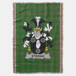 Irish Strong Coat of Arms Familienwappen Irland Decke