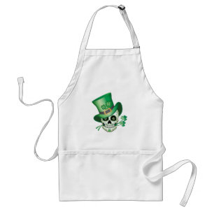 Irish Sugar Skull Schürze