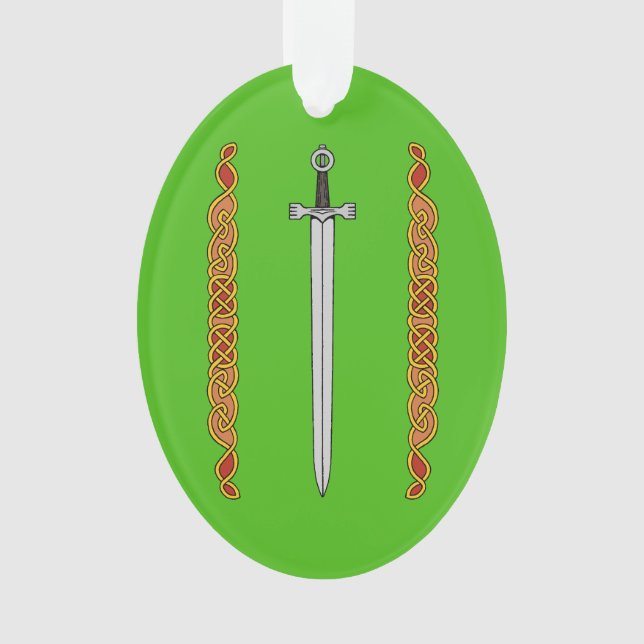 Irish Sword und Knüpfarbeit Ornament (Vorderseite)