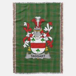 Irish Taggart oder McEntaggart Coat of Arms Family Decke
