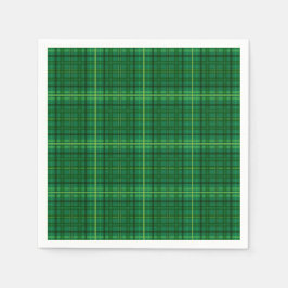 Irish Tartan Paper Party Napkins Serviette