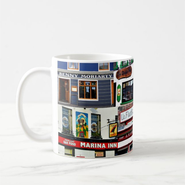 Irish Tasse, Dingle Pubs, Dingle, Irland Kaffeetasse (Links)