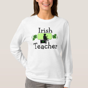 Irish Teacher Long Sleeve Ladys T - Shirt
