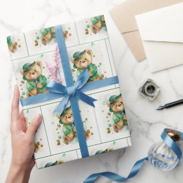 Irish Teddy Bear Geschenkpapier
