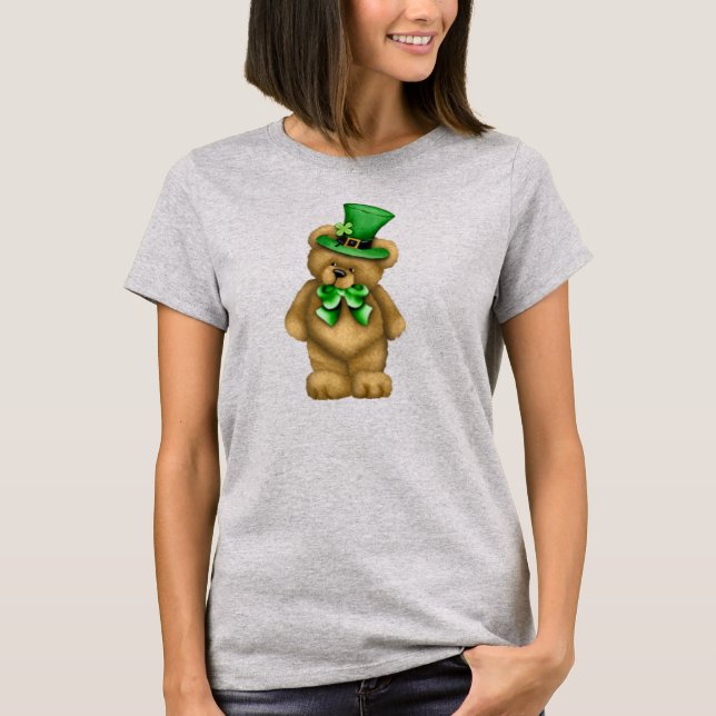 Irish Teddy Bear T - Shirt (Unisex) (Vorderseite)