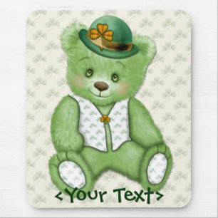 Irish Teddybear - Green Mousepad