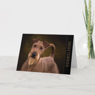 Irish Terrier Blank Greeting Card Karte