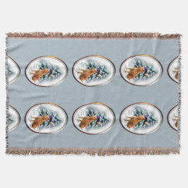 Irish Terrier Christmas Decke