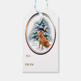 Irish Terrier Christmas Geschenkanhänger
