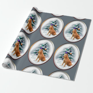 Irish Terrier Christmas Geschenkpapier