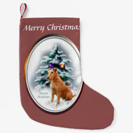 Irish Terrier Christmas Kleiner Weihnachtsstrumpf