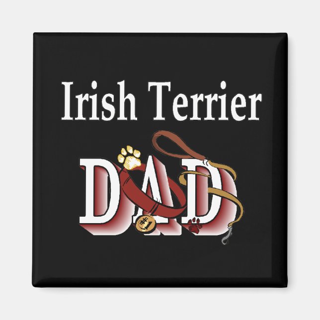 Irish Terrier dad Magnet (Vorne)