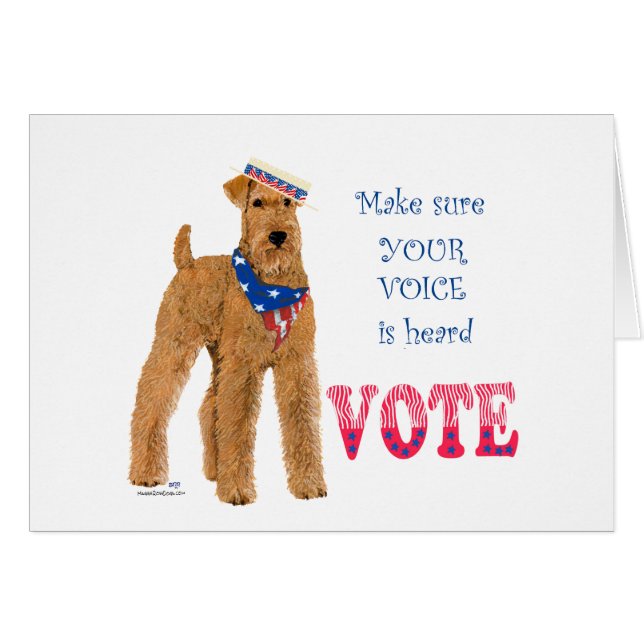 Irish Terrier Elections (Vorderseite (Horizontal))