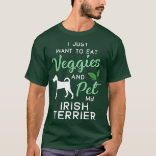 Irish Terrier Funny Vegan Dog Lover Eigentümer Xma T-Shirt