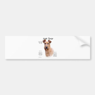 Irish Terrier History Design Autoaufkleber