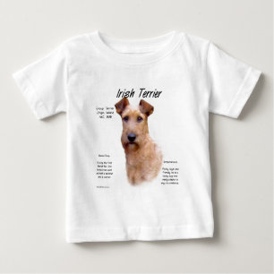 Irish Terrier History Design Baby T-shirt