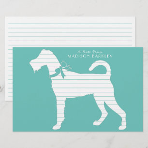 Irish-Terrier-Hund-Welpe Briefpapier
