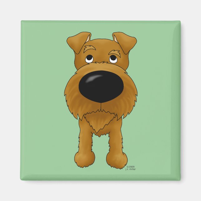 Irish Terrier Magnet (Vorne)
