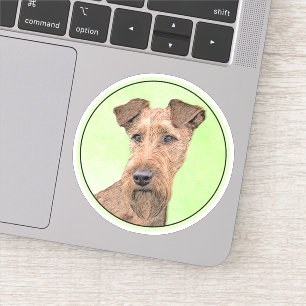 Irish-Terrier-Malerei - Süße originelle Hundekunst Aufkleber