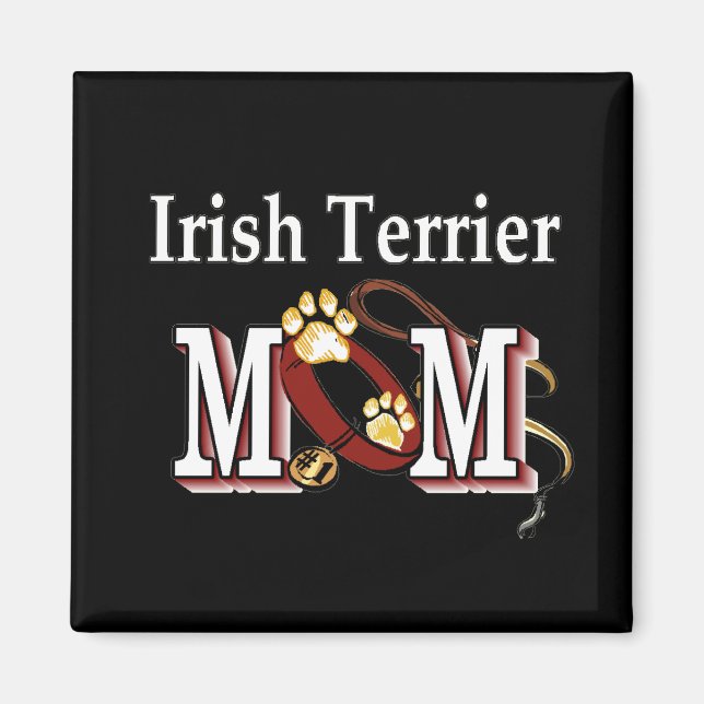 Irish Terrier Mama Geschenke Magnet (Vorne)