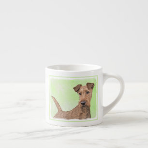 Irish Terrier Painting - Niedliche Original Dog Ar Espressotasse