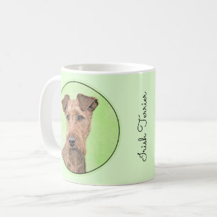 Irish Terrier Painting - Niedliche Original Dog Ar Kaffeetasse