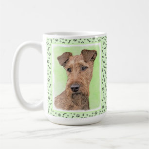 Irish Terrier Painting - Niedliche Original Dog Ar Kaffeetasse