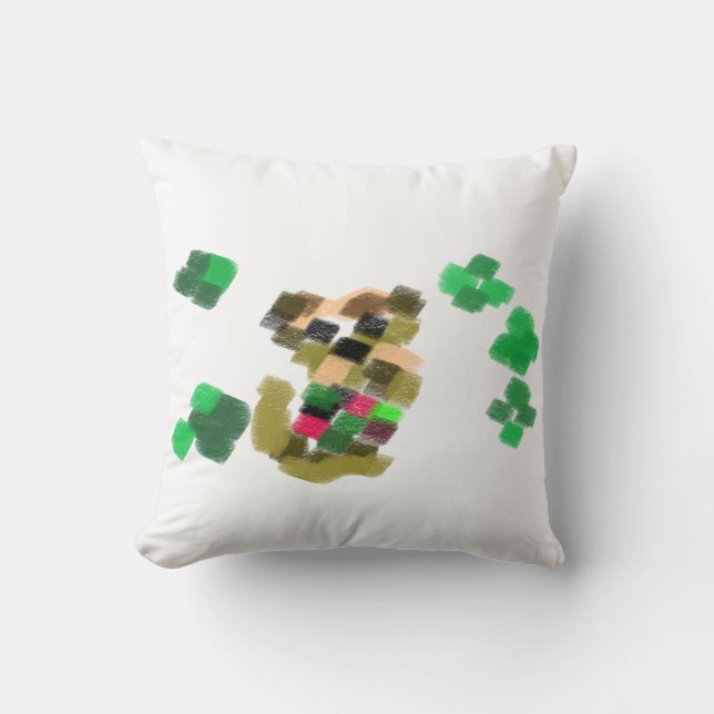  Irish terrier St Patrick's day fun Kissen (Vorderseite)