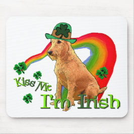 Irish Terrier St Patricks Day Mousepad