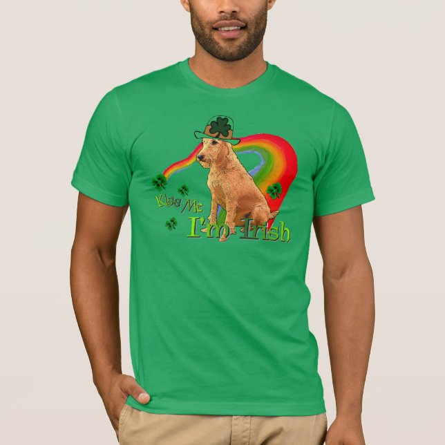 Irish Terrier St Patricks Day T-Shirt (Vorderseite)