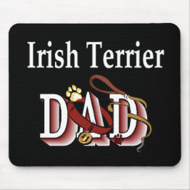 Irish Terrier Vater Gifts Mousepad
