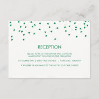 Irish Theme Wedding Kleeblatt Confetti | EMPFANG