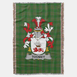 Irish Toomey oder O_Twomey Coat of Arms Family Cre Decke