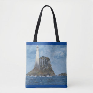 Irish Tote Bag, Fastnet Lighthouse, Cork Irland
