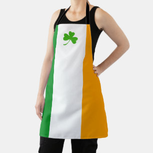 Irish Tricolor Flag Patriotic Schürze